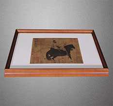 延津书画装裱配框服务案例